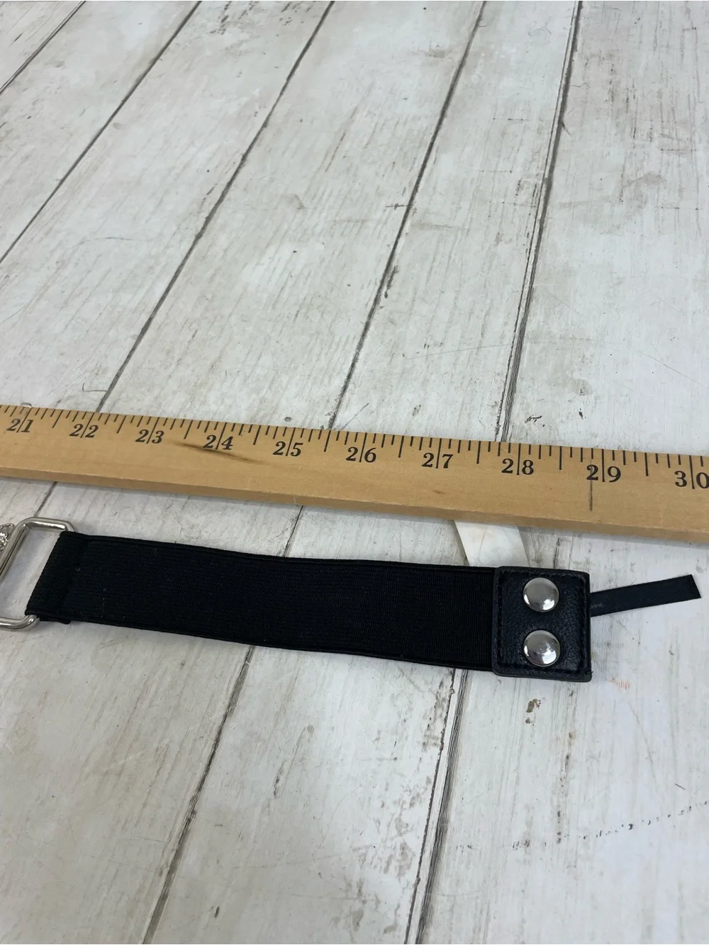 Express Rhinestones Belt Stretch Snap closure Size S/M